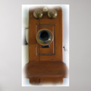 Vintage Telephone Poster