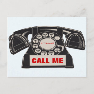 Vintage Telephone Real Estate Prospecting Postcard