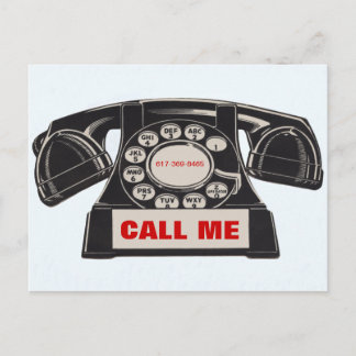 Vintage Telephone Real Estate Prospecting Postcard