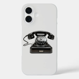Vintage Telephone Rotary Dial Custom Phone Number iPhone 16 Case
