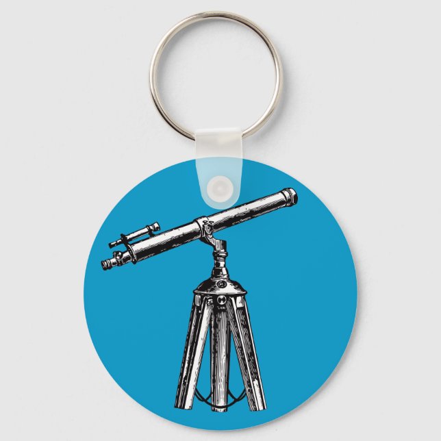 Vintage Telescope Key Ring (Front)