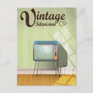 Vintage Television Co. Commercial Postcard