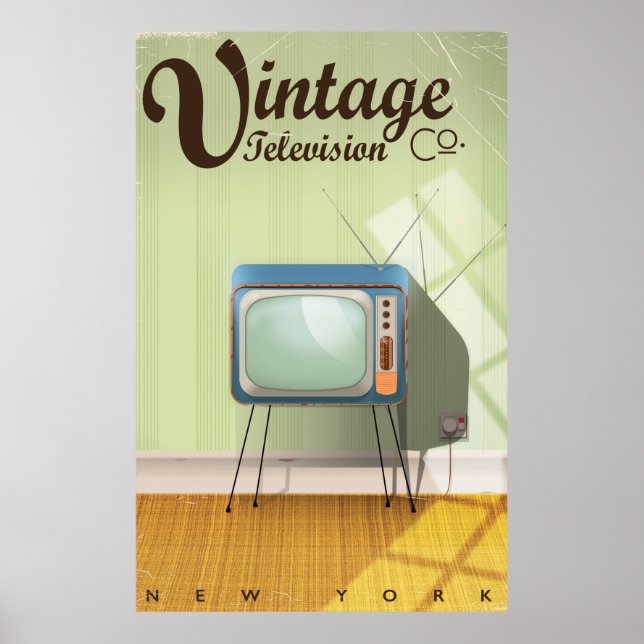 Vintage Television Co. Commercial Poster (Front)