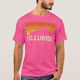 Vintage Telluride Colorado Mountains Hiking Sunset T-Shirt