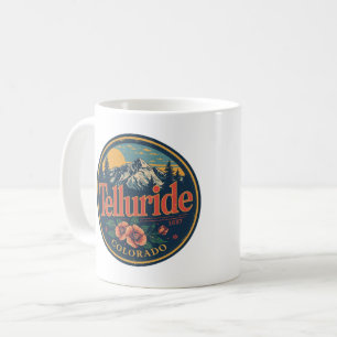 vintage Telluride colorado nature outdoor gifts Coffee Mug
