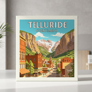 Vintage Telluride Colorado Tile