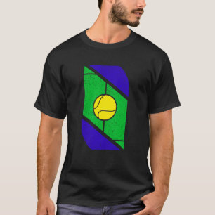 Vintage Tennis Court Tennis Coach Tennis Ball Play T-Shirt