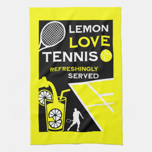 Vintage Tennis Lemonade Tea Towel