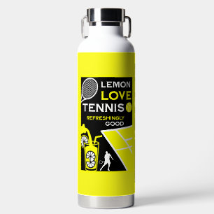 Vintage Tennis Lemonade Water Bottle