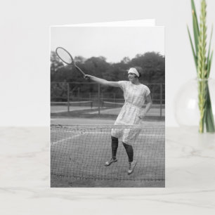 Vintage Tennis Outfit, 1920s Card