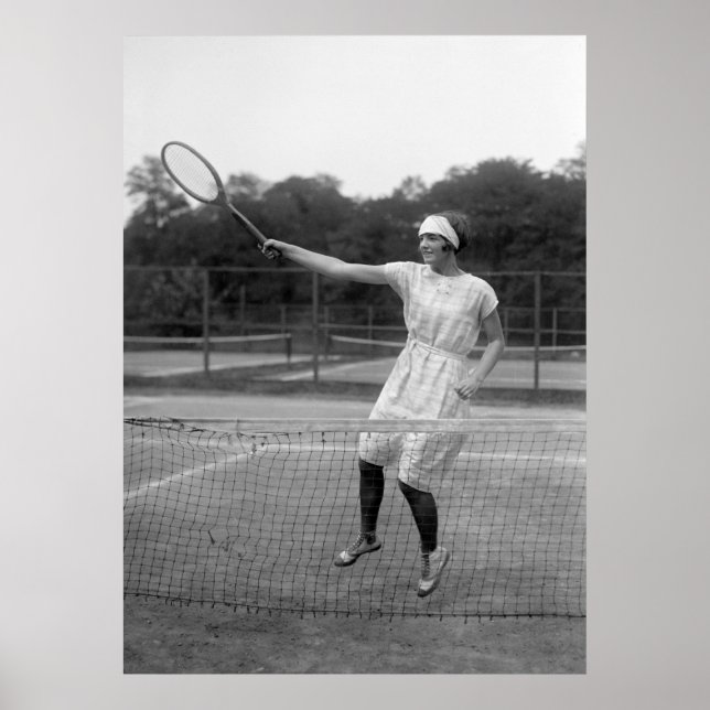 Vintage Tennis Outfit, 1920s Poster (Front)