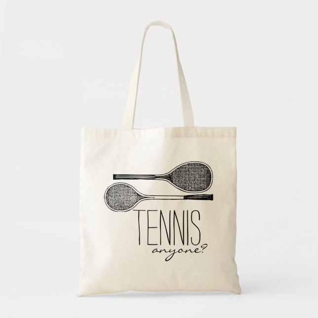 Vintage Tennis Rackets - Tennis Anyone? Tote Bag (Front)