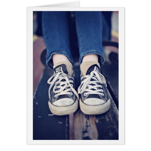 Vintage Tennis Shoes faded (Front)