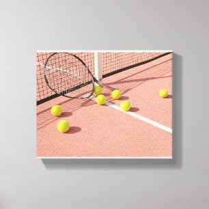 Vintage Tennis Wall Art Retro Tennis Club Poster
