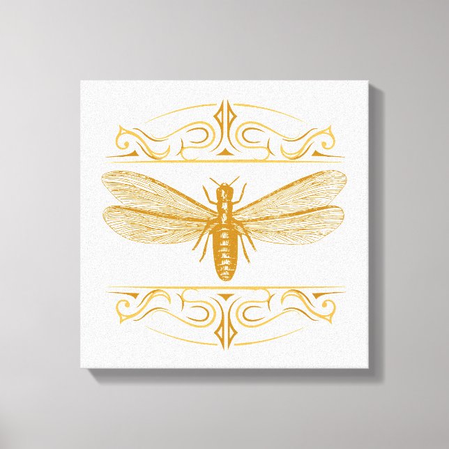 Vintage Termite Canvas Print (Front)
