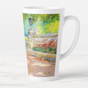 Vintage Terrace, Prospect Park (1887) drawing Latte Mug