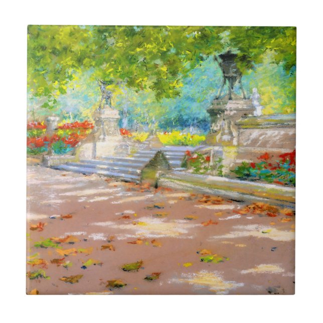 Vintage Terrace, Prospect Park (1887) drawing Tile (Front)