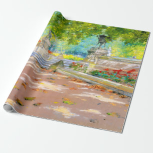 Vintage Terrace, Prospect Park (1887) drawing Wrapping Paper