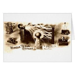 Vintage Tesla Letterhead