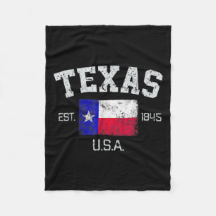 Vintage Texas Austin Est 1845 For Men Women & Fleece Blanket