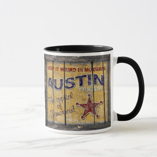 Vintage Texas - Austin Mug (Right)