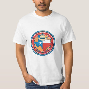 Vintage Texas Cowboy Hat State Flag Men's T-Shirt