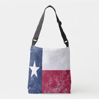 Vintage Texas Flag Crossbody Bag