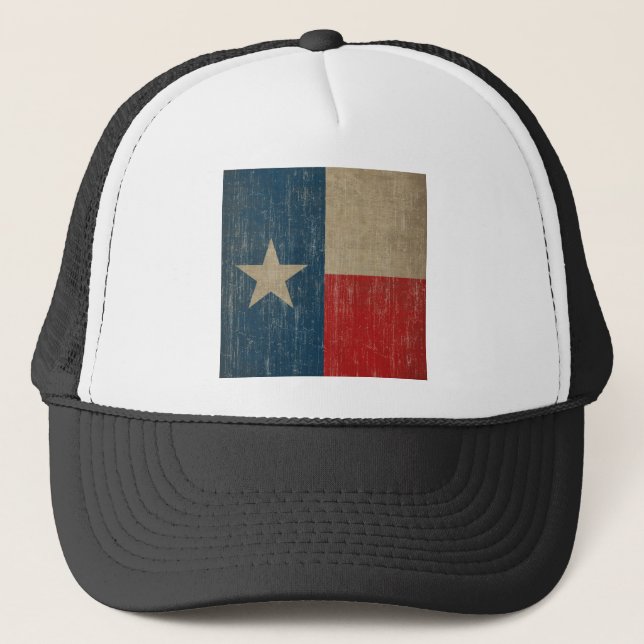 Vintage Texas Flag Trucker Hat (Front)