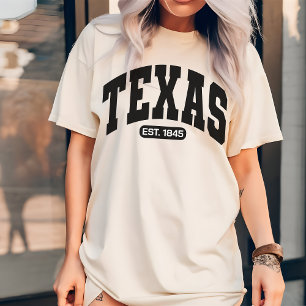 Vintage Texas Shirt, USA Patriotic Gift for Women T-Shirt
