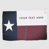 Vintage Texas state flag custom golfing gift