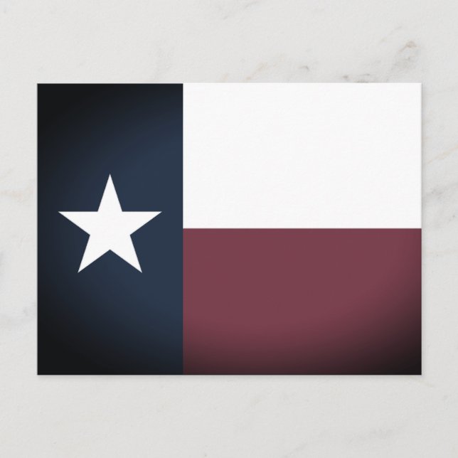 Vintage Texas state flag custom postcards (Front)