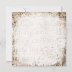 Vintage Text 1700 Background Paper Template Blank