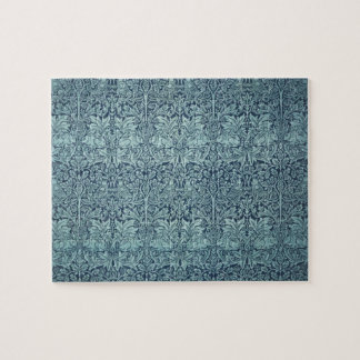 Vintage Textile Pattern Brer Rabbit William Morris Jigsaw Puzzle