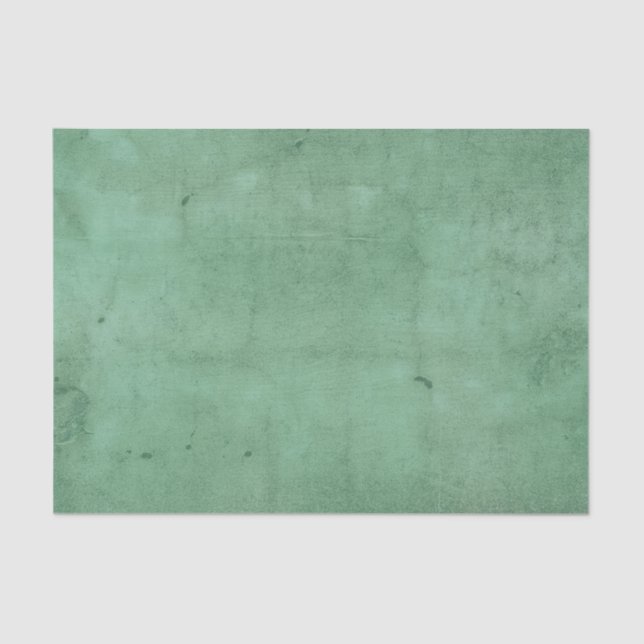 Vintage Texture Grunge Light Green Decoupage Tissue Paper (Front)