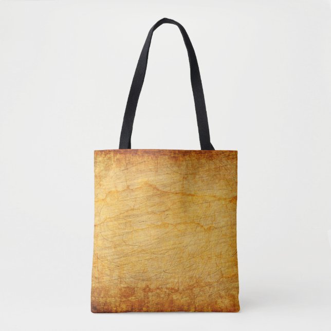 Vintage texture old gold tote bag (Front)