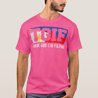Vintage TGIF Thank God Im Filipino Long Sleeve  T-Shirt