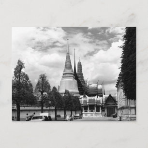 Vintage Thailand Bangkok Chapel Royal Palace Postcard