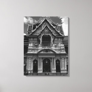 Vintage Thailand Bangkok The Chakri Group Canvas Print