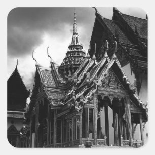 Vintage Thailand Bangkok the Dusit group Square Sticker