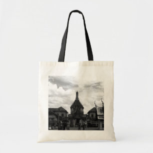 Vintage Thailand Bangkok Wat Phra Kaew tourists Tote Bag