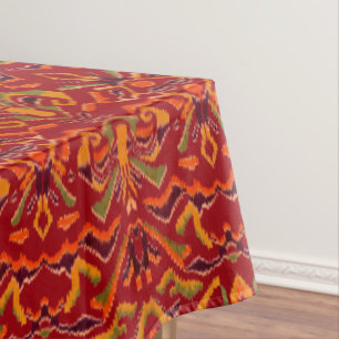 Vintage Thailand Pattern Short Tablecloth