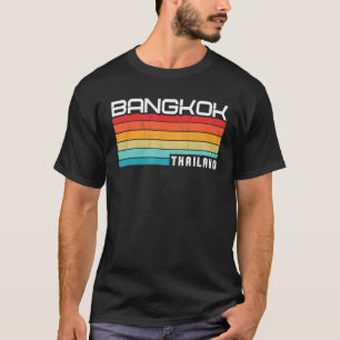 Vintage Thailand Vacation Travel Asia Sunset Bangk T-Shirt
