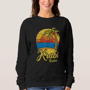 Vintage Thailand Vacation Travel Asia Thai Krabi 8 Sweatshirt