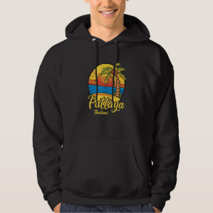 Vintage Thailand Vacation Travel Asia Thai Pattaya Hoodie
