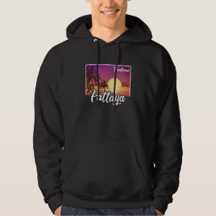 Vintage Thailand Vacation Travel Asia Thai Pattaya Hoodie