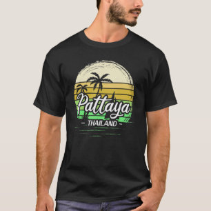 Vintage Thailand Vacation Travel Asia Thai Pattaya T-Shirt