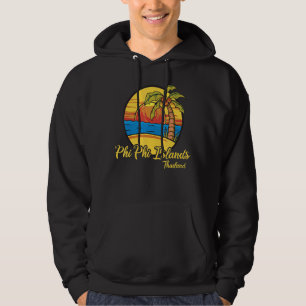 Vintage Thailand Vacation Travel Asia Thai Phi Phi Hoodie