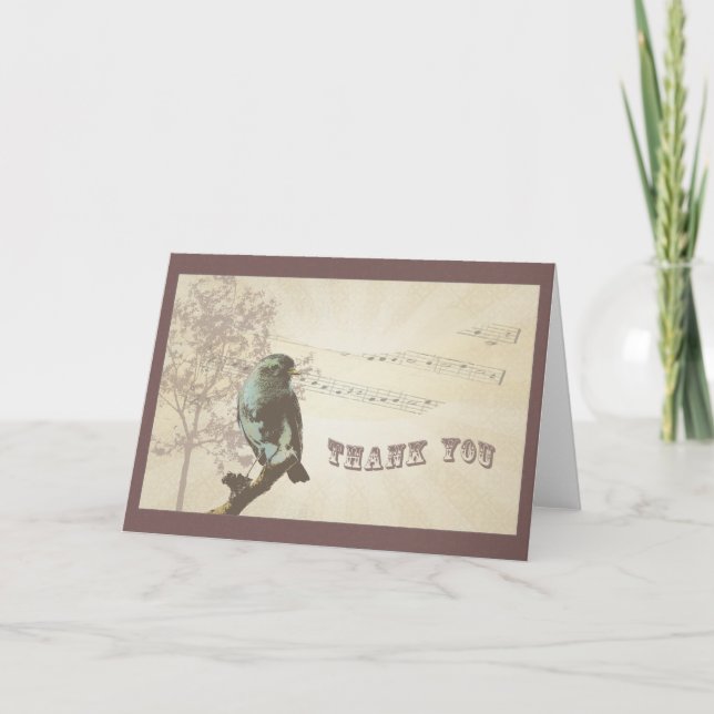 Vintage Thank You Card (Front)