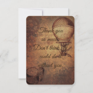 Vintage  thank you card