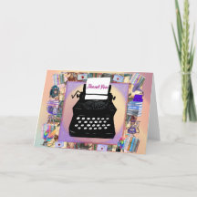 Vintage Thank You Greeting Card